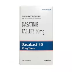 Дазатиниб (Dasakast) :: полный аналог Спрайсел :: таб. 50мг №60 фото