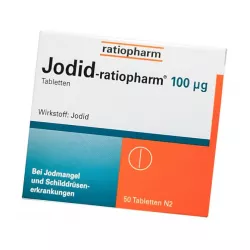 Йодид Ратиофарм (Калия Йодид) ГЕРМАНИЯ Ratiopharm 100мкг таб. №50 фото